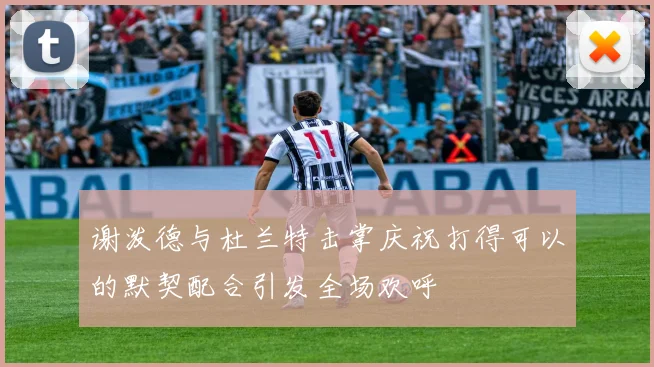 谢泼德与杜兰特击掌庆祝打得可以的默契配合引发全场欢呼